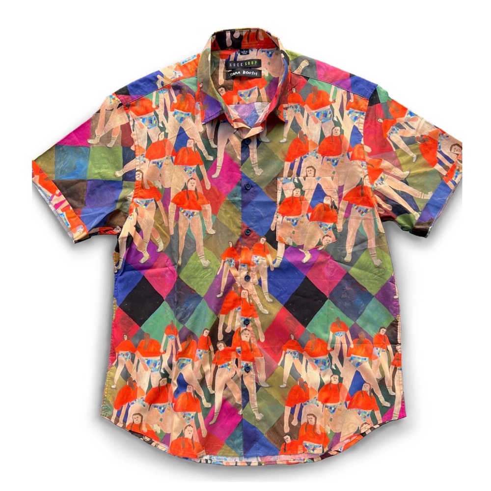 Rock Soup x Tara Booth ‘walkers’ unisex button-up 3x